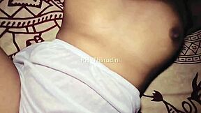 sri lankan girlfriend cheats riding boyfriend's cock doggystyle while husband works office