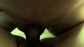 infiel esposa's wet hairy pussy gushes from cheating creampie while hubby waits soaked panties