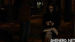 nerdy slut gets impaled hard on that strapon 😎🔥