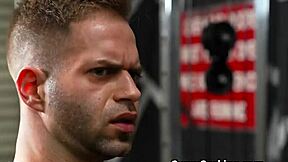 Asian gym girl's vibrator buzz turns into hardcore cock pounding yoga session