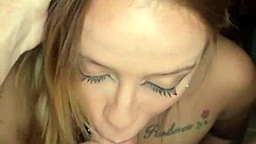 oh man petite latina's natural tits jiggle during her sloppy deepthroat casting pov blow on monster cock