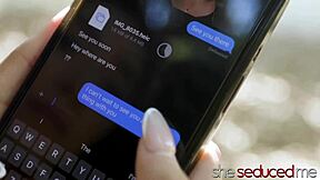 stepsister's wet pussy tempts in ripped lingerie catfish trap