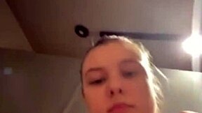 bbw with big ass and tits fucks hard in public gym