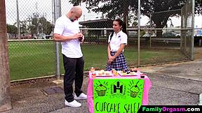 stepsis nicole pigtails skinny small tits stacked bareback by bro after cupcakes