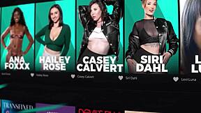 熟女Reya Lovenlight假阳具干Eva Nyx