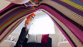 scarlett page bends in yoga for petite teen pounding