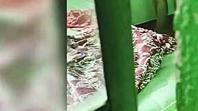 saw my hot mexican cousin dressing and couldn't resist her