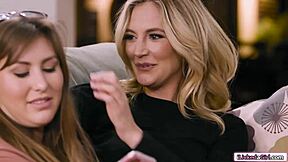 Hey teen babe, taste your blonde stepmom's ass rimjob now?