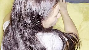 fucked my stepsis ass at night she creampied hard 😈🍑💦