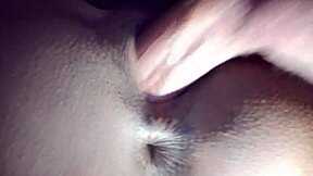 Petite babe's big pussy lips creampied after dirty muscular pounding pov