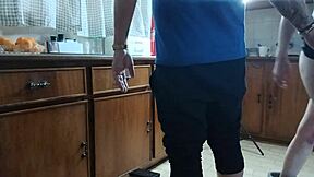 Mommy's Tight Pussy Cums Hard For You In Homemade Kitchen Fuck!