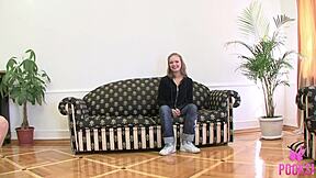 nympho teen bridget k deepthroats rides and takes facial cumshot