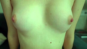 i can't stop playing with my perfect small pink nipples...