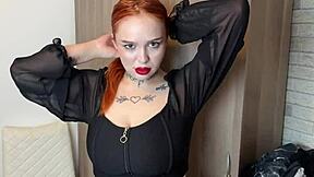 Stepfather punishes stepdaughter's deception in garage talk