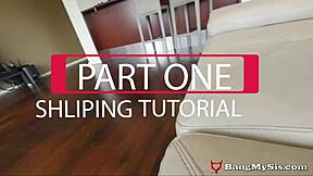 horny stepsis chloe scott bends over craving stepbro's monster cock doggystyle