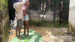 ever tried kinky outdoor sex with a skinny african teen?