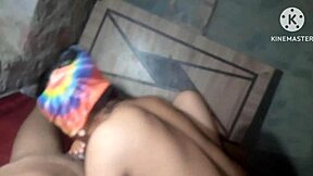 Your maid amrita screams seeing boss naked then fucks him hard in hindi