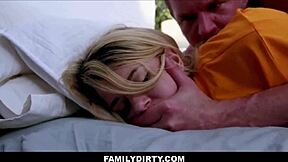 tiny blonde stepdaughter shocks with bed sex surprise from big stepdad dez hansen jason sarcinelli 😲🍆