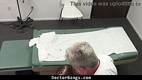 Doctor bangs shy teen nurse Samantha Reigns with monster cock in hospital threesome!