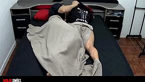 Muscular Stud Slams Cock Deep Into Hot Young Brazilian Babe's Athletic Body!