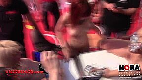 BLONDE TEEN FUCKS Monster Cocks At Hardcore Orgy Party!