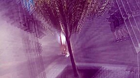 Super Hot Petite Brunette Frustrated Handjob in Black Stockings No Panties