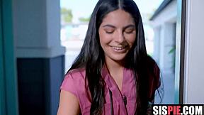 stepsis halloween treat? my throbbing dick pounding her tight pussy 🎃🍆 angel gostosa jayden marcos