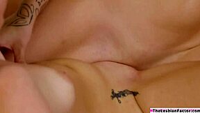 Latina cheerleader teen dives into steamy pussy licking with petite squad mate