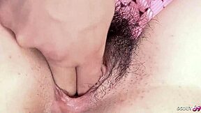 hairy japanese teen seduces old guy uncensored creampie