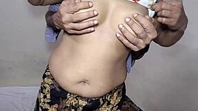 jija saali's hairy pussy pounded with dirty hindi talk in desi creampie