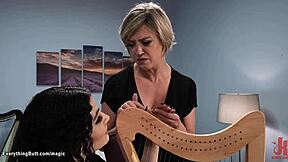 doesn't that goth teen's anal fuck her busty professor hard?