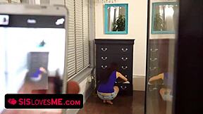 stepbro catches mandy muse stealing stepdad's drawer trouble starts 😈🍆💦 what now??