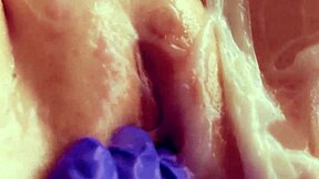 asmr slut gropes her dripping wet pussy to intense orgasm in close up