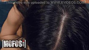 Kaitlyn Katsaros lures neighbor with small tits tight pussy bikini thong riding cowgirl doggystyle cum