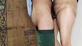 desi schoolgirl tries first time fucking with boyfriend in hotel doggystyle creampie hindi audio