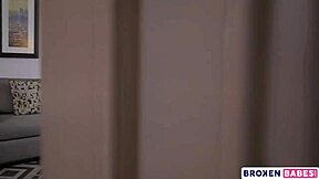 Tight Yoga Pants Hiding Petite Latina's Anal Craving