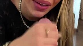 i luv watchin petite blonde latina tits shake in pov sloppy bj rimmin cum in mouth