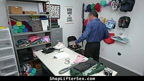 emma starletto caught stealing in office so she bends over for rough punishment sex