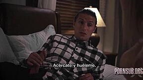 Petite latina milf mother-in-law seduces with big ass tits creampie