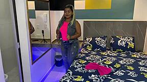 oh fuck yeah, i love that bitch sucking my cock dry!