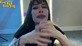 Horny Alternative Girl Deepthroats in Intense Face Fuck