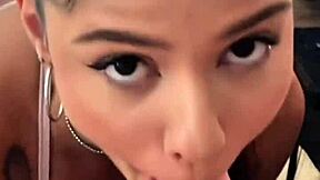 Petite Latina Teen Sloppy Deepthroat Rimjob Ends with Cum in Mouth!