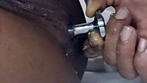 Stepdad rips clothes, reams tight pussy, plugs big ass!