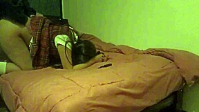 why touch my ass? big-assed student ends up riding after class 😏