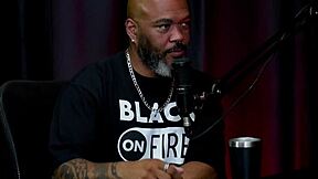 Husband cheers as Taluane Boom aggressively unleashes bisexuality in sheer red during casting