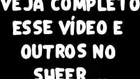 Pretty young Brazilian brunette moans during homemade big ass pounding with cum finale