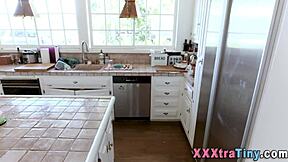 blacked tiny teen slut takes facial