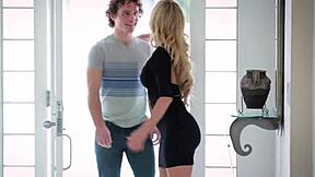 milf cherrie deville bangs teen karter fox and her boyfriend hard  