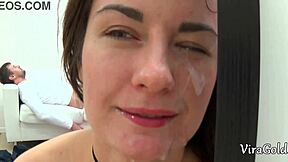 camilla moon homemade rough sex ends in facial cumshot