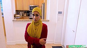 Hey trainer, arab babe Kira Perez needs that big cock workout now?